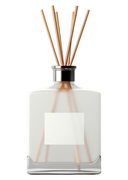 PNG A reed diffuser bottle perfume glass glass bottle.