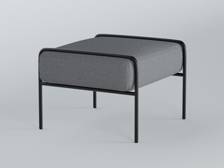 Modern Single Sofa or ottoman with modern style