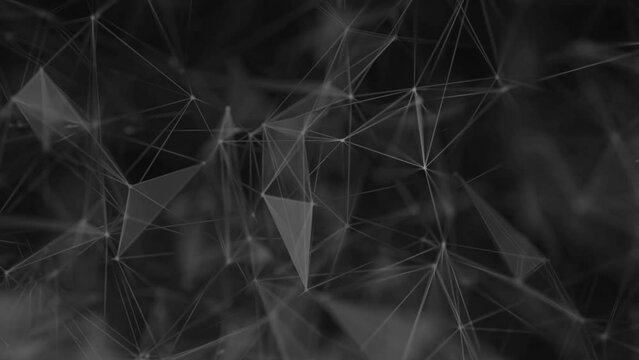plexus geometric particles abstract background