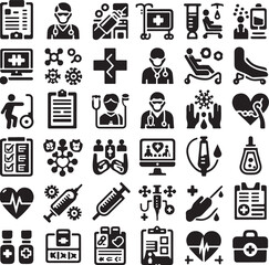 Healthcare Icons: Treatment, Prevention, Diagnosis & More



