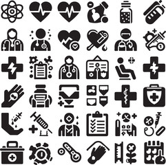 Healthcare Icons: Treatment, Prevention, Diagnosis & More




