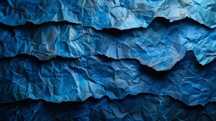 A blue textured sheet background with empty space for text.