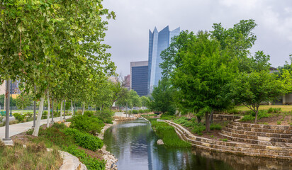 San Pedro Creek Culture Park in San Antonio, Texas