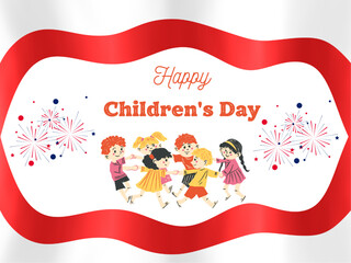 Fototapeta na wymiar Happy Children's Day 