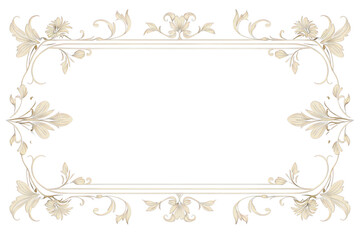 Fototapeta premium PNG Ornament frame backgrounds graphics pattern