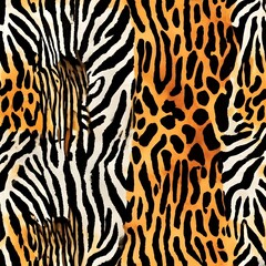 
Animal print leopard zebra mix texture mixed