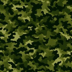 Fototapeta premium camouflage green pattern military forest print army background