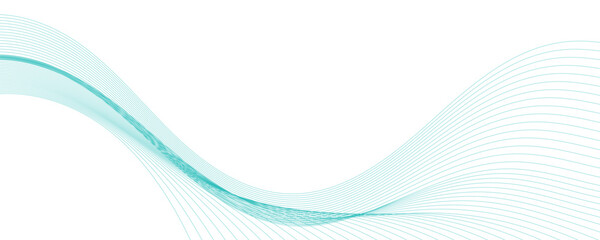 Abstract vector background with blue wavy lines
