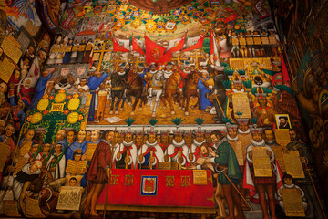 Mexico Puebla city view