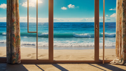 Window with sea view