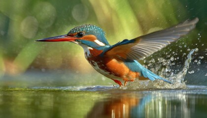 blue heron in flight