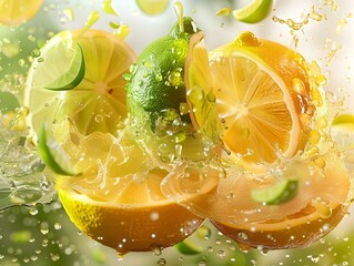 Zesty Citrus Medley:Vibrant Culinary Delight with Lemon and Lime Zest