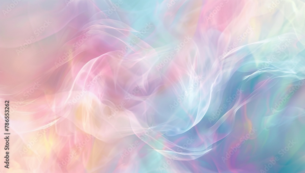 Poster blurred pastel color background for design with copy space generative ai