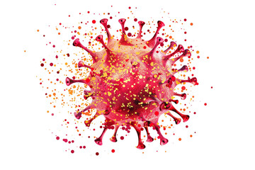Coronavirus icon symbol vector illustration on white background 