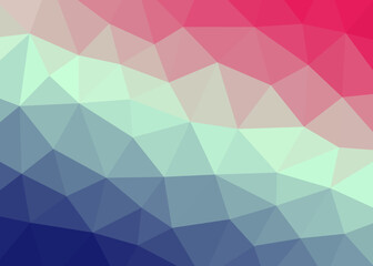 Obraz premium Triangle background with low poly style for design. Abstract geometric pattern
