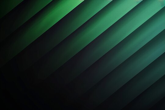 Abstract dark green background with diagonal lines and shadows