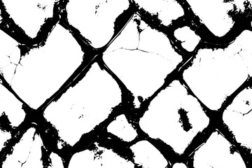 Abstract Grunge Overlay on Weathered Wall Fragment - Vintage Grainy Background