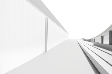 Obraz premium minimalistic abstract design bridge