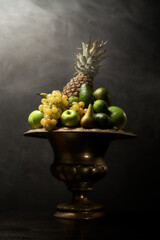 Still Life with Green Fruits 