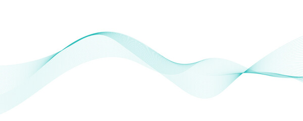 Abstract vector background with blue wavy lines
