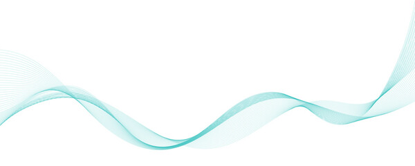 Abstract vector background with blue wavy lines
