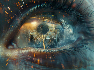 Futuristic Vision Through an Eye