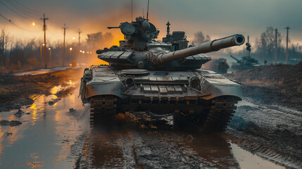 tanks are a special military operation - obrazy, fototapety, plakaty