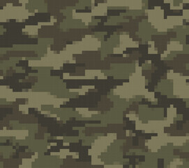 
digital vector camouflage background fabric texture, camouflage forest pattern