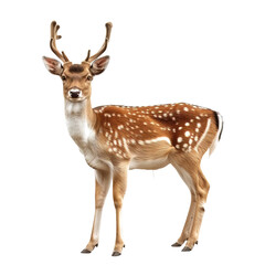 Fototapeta premium A deer on transparent background, png 