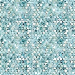 Seamless pattern with turquoise colored beads. Textile pattern, print. 3D vector illustration for fabric design, scrapbooking, packaging. Jewelry background.