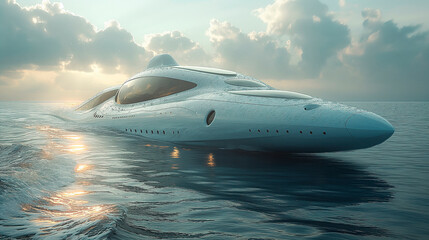 yacht is the ship of the future at sea
