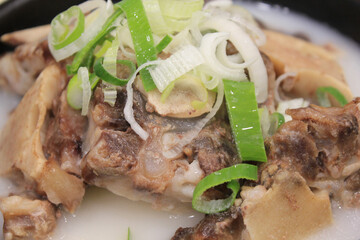 Korean boiled pork soup