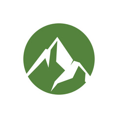 Obraz premium Mountain logo vector template symbol design