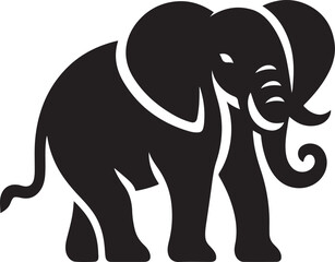 elephant silhouette vector