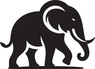 elephant silhouette vector