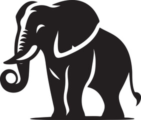 elephant silhouette vector