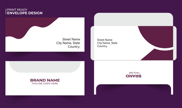 Corporate identity envelope Creative modern envelope template Paper envelope templates