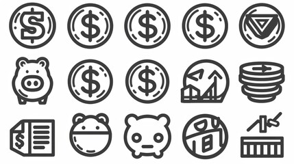currency exchange icons