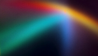Abstract rainbow spectrum with grainy texture
