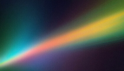 Abstract rainbow spectrum on grainy texture