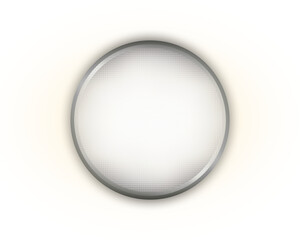 white color spotlight frontal view realistic illustration on transparent background