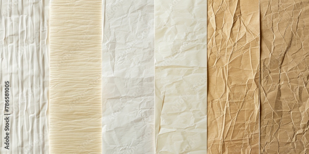 Poster close up of a variety of different colored paper. suitable for backgrounds and crafts