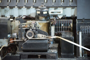 Obraz na płótnie Canvas Old typewriter like the WWII Enigma