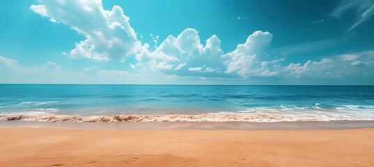 Tranquility's Embrace: A Serene Beach Scene