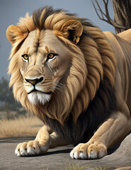 lion face jpg file