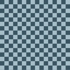 popular checker blue chess square abstract background. Chessboard seamless pattern