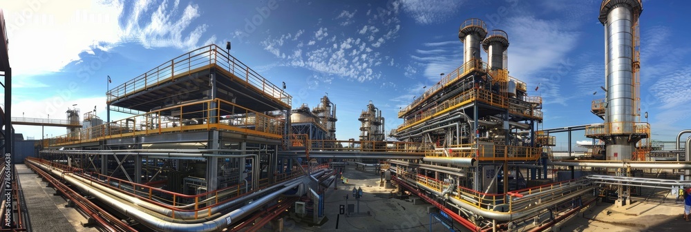 Poster improving output: industrial gas and oil processing pipeline solutions