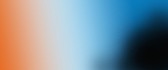 Obraz premium Abstract background with colorful grainy texture gradient web header banner design, copy space