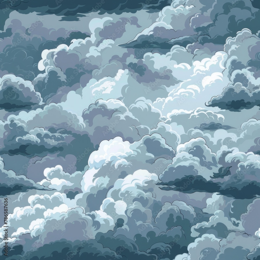 Poster a picture of a cloudy sky with some clouds. suitable for weather-related concepts
