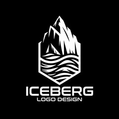 Iceberg Vector Logo Design